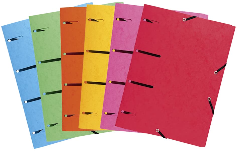 Exacompta Sammelmappe Punchy +, Aus Karton, Farbig Sortiert