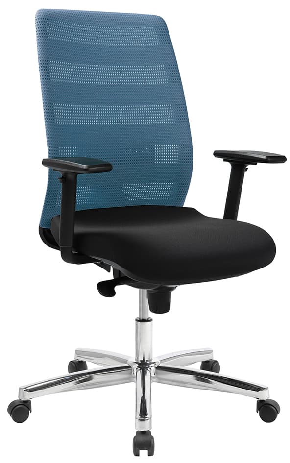 Topstar Bürodrehstuhl , Airpoint Ii, , Schwarz / Petrolblau