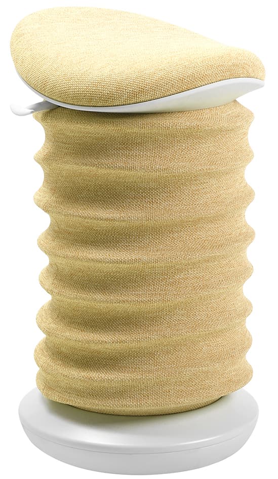 Topstar Sitzhocker , Sitness 4d, , Papyrusweiß / Gelb