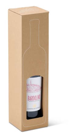 Colompac Wein-Präsentkarton, Braun, Für 3 Flaschen