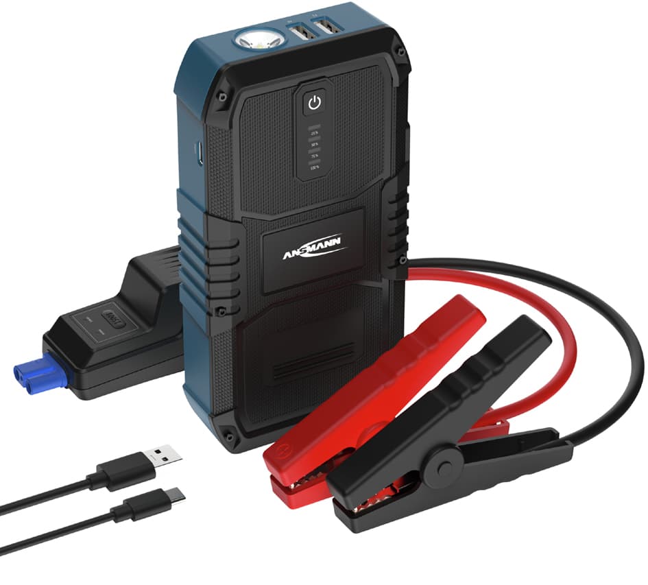 Ansmann Kfz-Starthilfegerät Jump Starter 10.0, Schwarz/Blau
