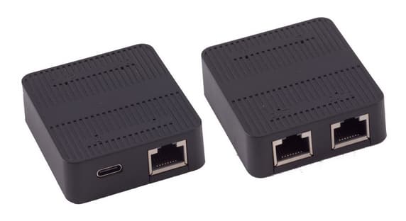 Shiverpeaks Netzwerk-Switch, 3-Fach, 1x2, Schwarz