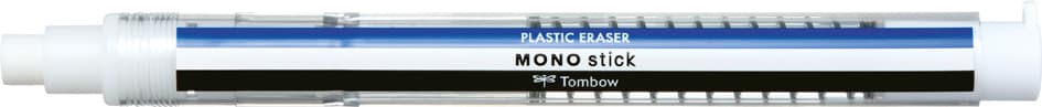 Tombow Radierstift , Mono Stick, , Blau/Weiß/Schwarz