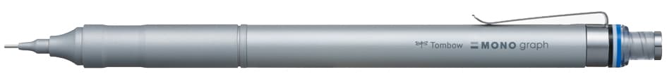 Tombow Druckbleistift , Mono Graph Fine, , Silber