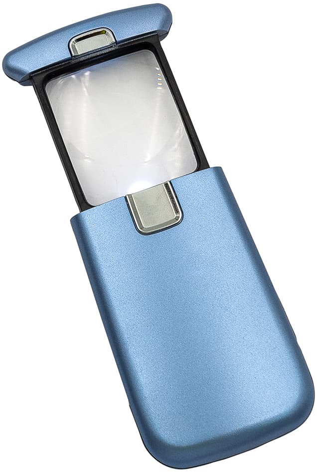 Wedo Lupe Lucina Mit Led-Licht, Blau