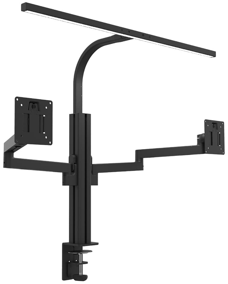 Unilux Led-Tischleuchte Strata Screen + Monitorhalterung