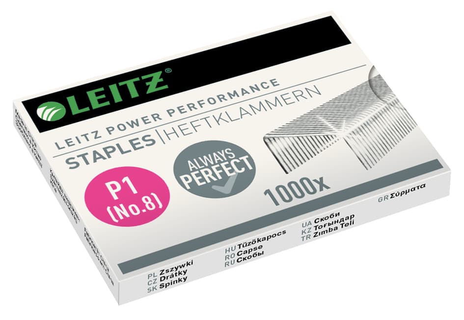 Leitz Heftklammern Nr. 10, Verzinkt