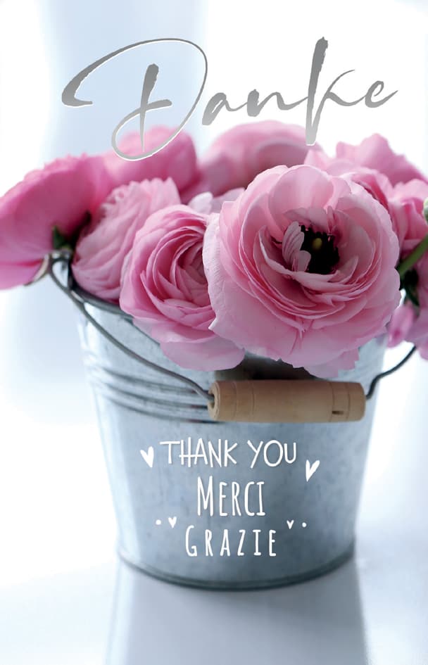 Susy Card Grußkarte , Danke,