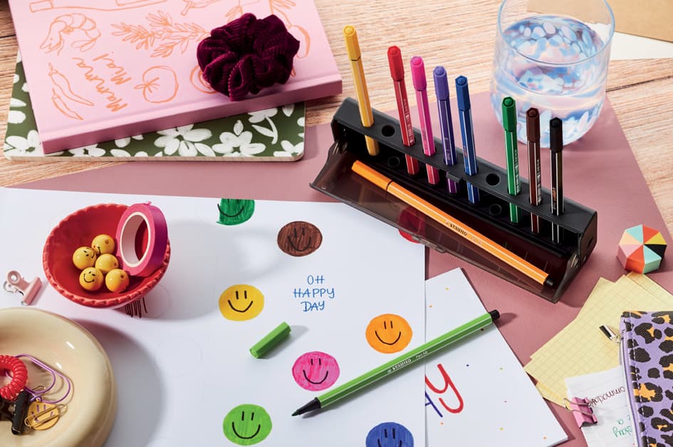 Stabilo Fasermaler Pen 68, 10er Click Set