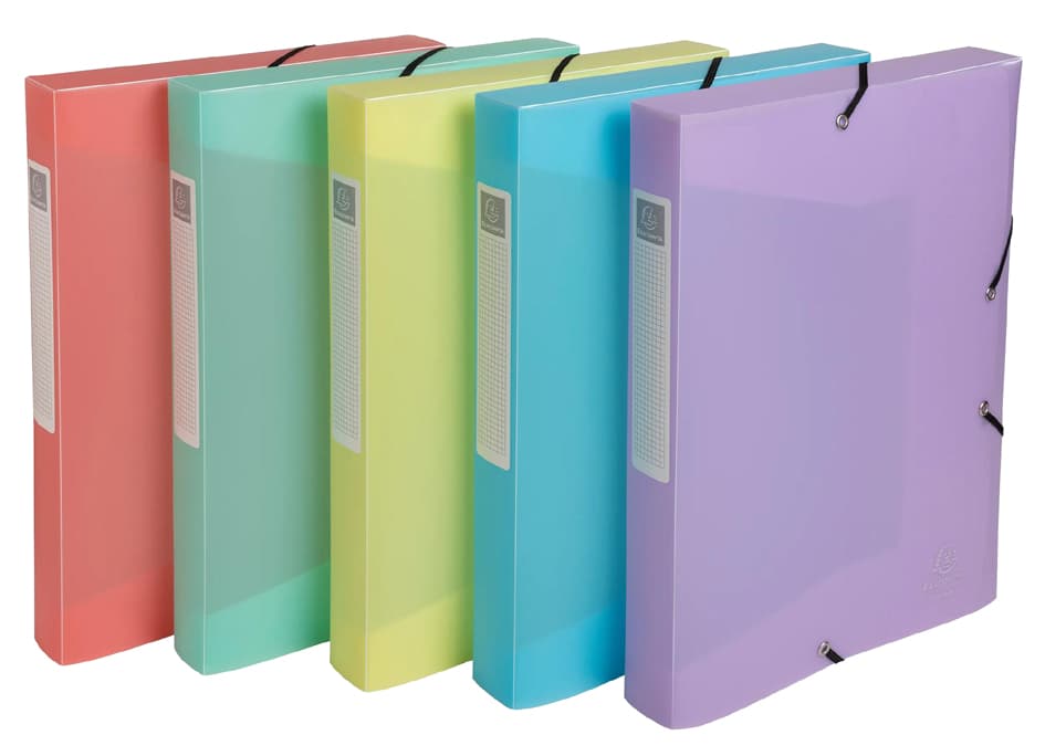 Exacompta Sammelbox Chromaline Pastel, Din A4, Sortiert