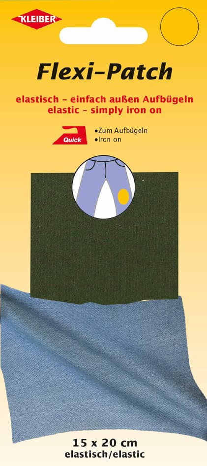 Kleiber Flexi-Patch Zum Außen Aufbügeln, Oliv