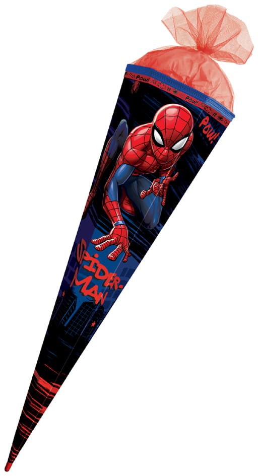 Roth Motiv-Schultüte , Marvel Spiderman, , Eckig, 850 Mm