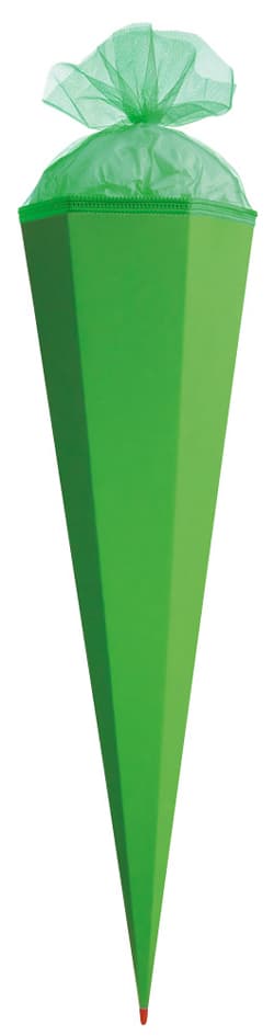 Roth Bastelschultüte Mit Verschluss, Grün, 6-Eckig, 850 Mm