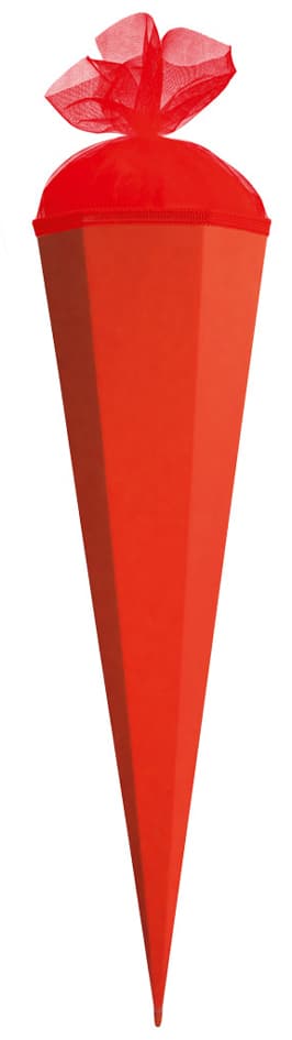 Roth Bastelschultüte Mit Verschluss, 850 Mm, Rot