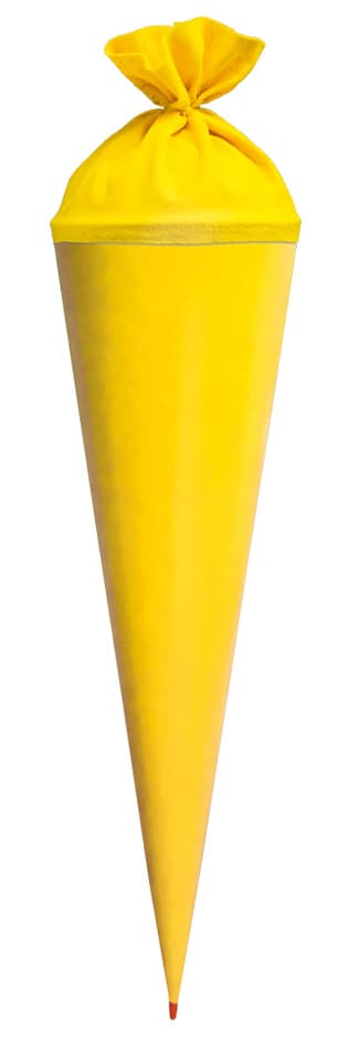 Roth Bastelschultüte Mit Verschluss, 700 Mm, Gelb