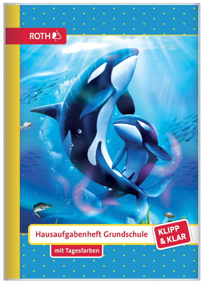 Roth Hausaufgabenheft Klipp & Klar , Orcas,