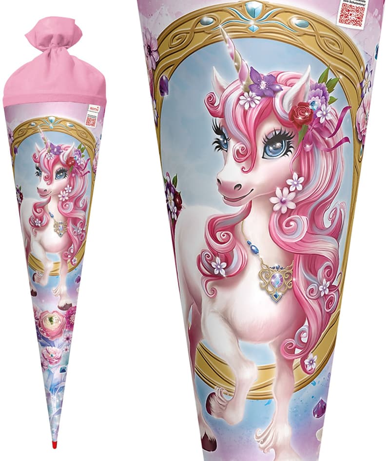 Roth Schultüte , Einhorn Beauty, , Rund, 700 Mm