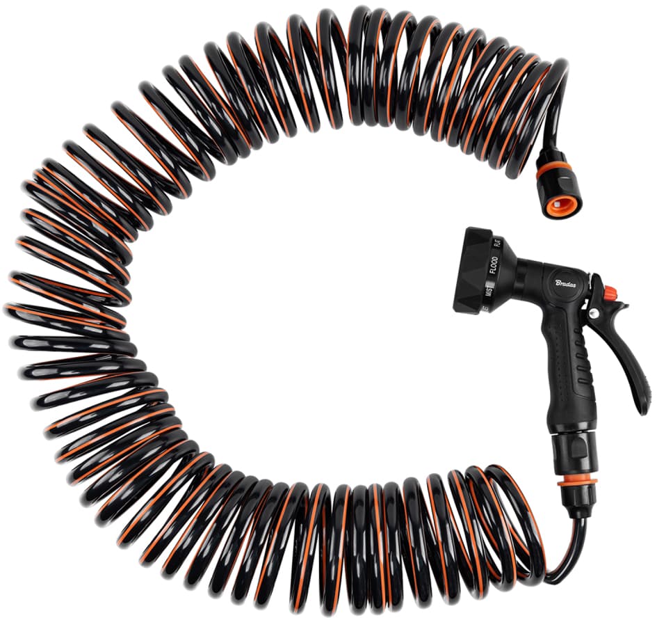 Bradas Spiral-Gartenschlauch-Set Spring Flex, 15 M