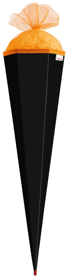 Roth Bastelschultüte Mit Verschluss, 850 Mm, Schwarz