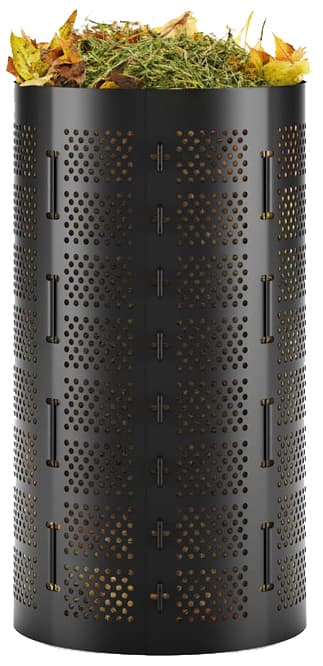 Bradas Kompostbehälter, 180 Liter, Aus Hdpe, Schwarz