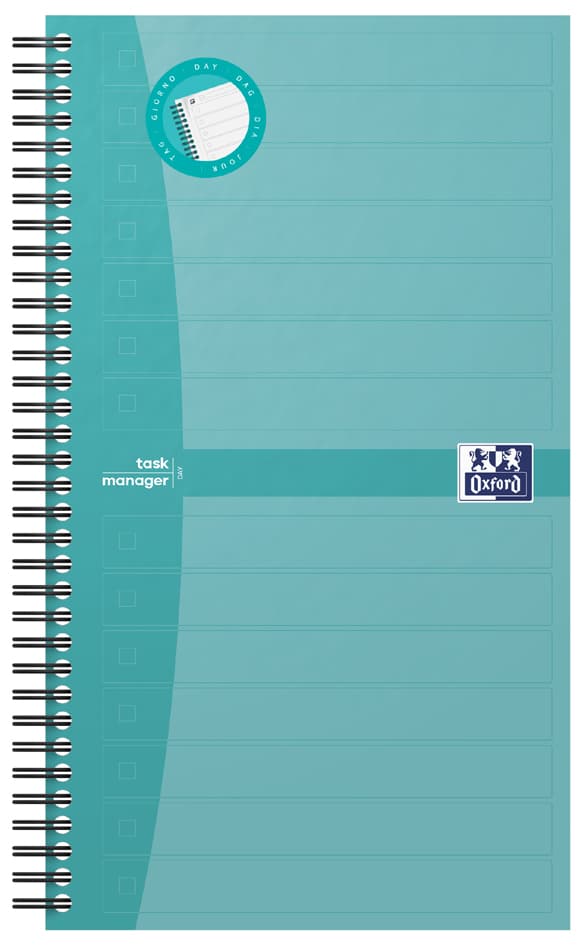 Oxford Tagesplaner Office Essentials Task Manager, Aqua