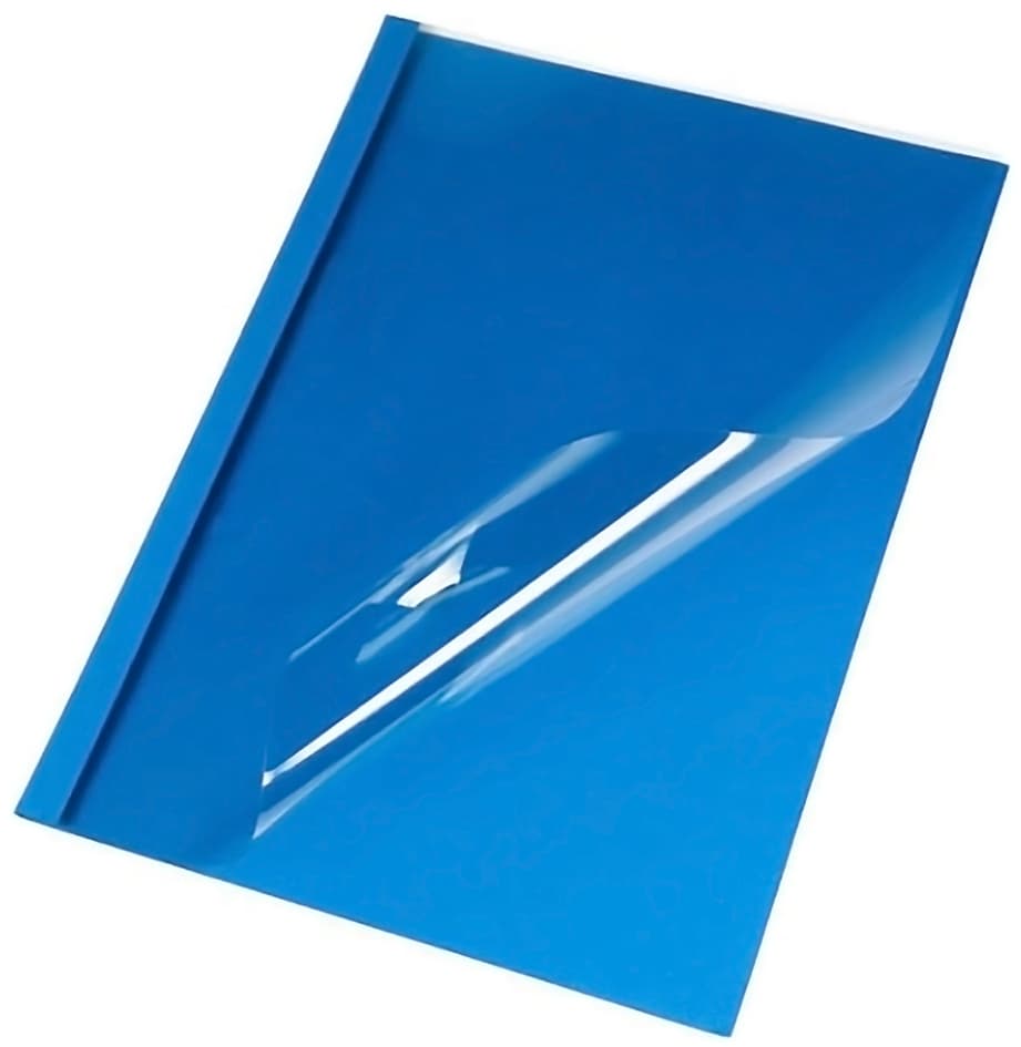 Pavo Thermobindemappe, Lederstruktur, Din A4, 1,5 Mm, Blau