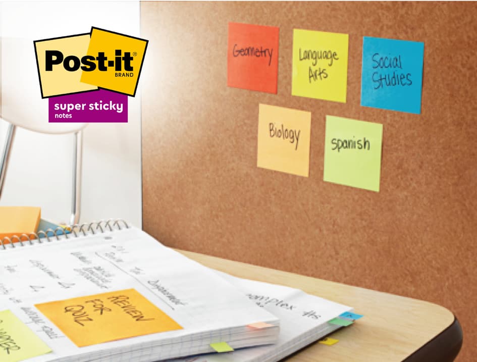 Post-It Haftnotizen Super Sticky Notes, 76 X 76mm, Ultragelb