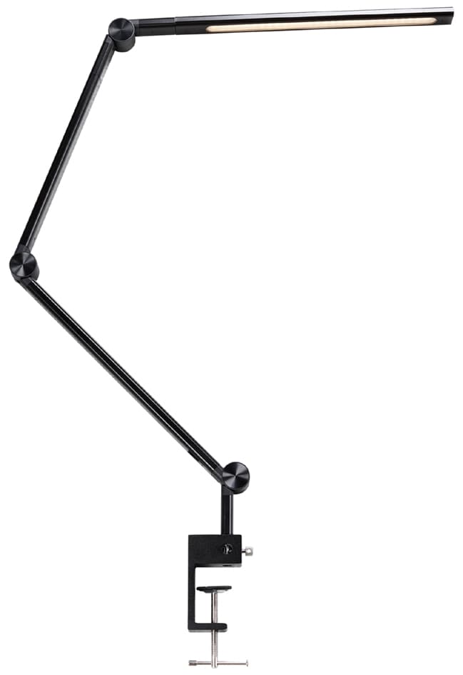 Hansa Led-Tischleuchte , Ray Flex, , Mit Klemme, Schwarz