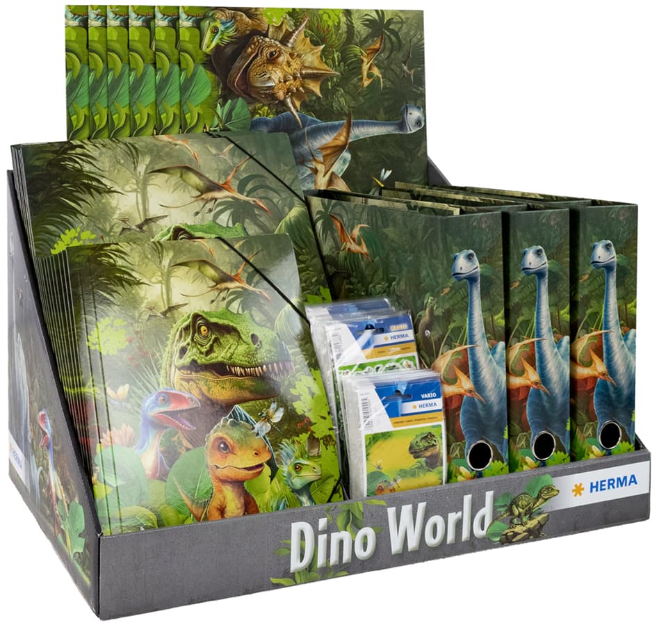 Herma Motivserie , Dino World, , Thekendisplay