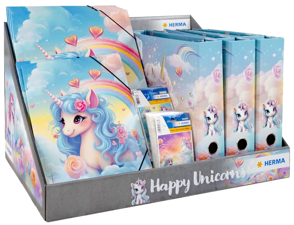 Herma Motivserie , Happy Unicorns, , Thekendisplay
