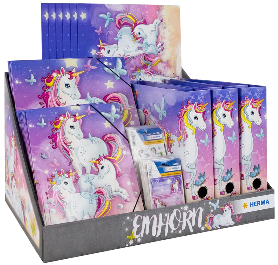 Herma Motivserie , Einhorn, , Thekendisplay