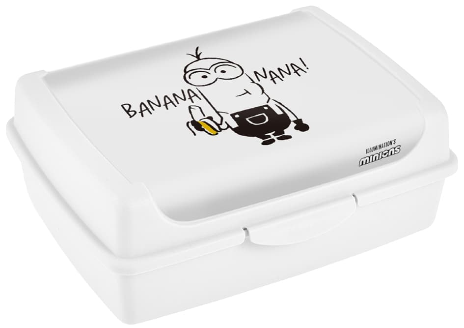 Keeeper Brotdose Carla Midi , Minions Banana, , 1,0 L, Weiß