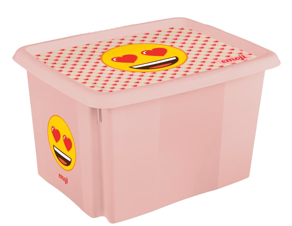 Keeeper Aufbewahrungsbox Karolina , Emoji Hearts, , 30 Liter
