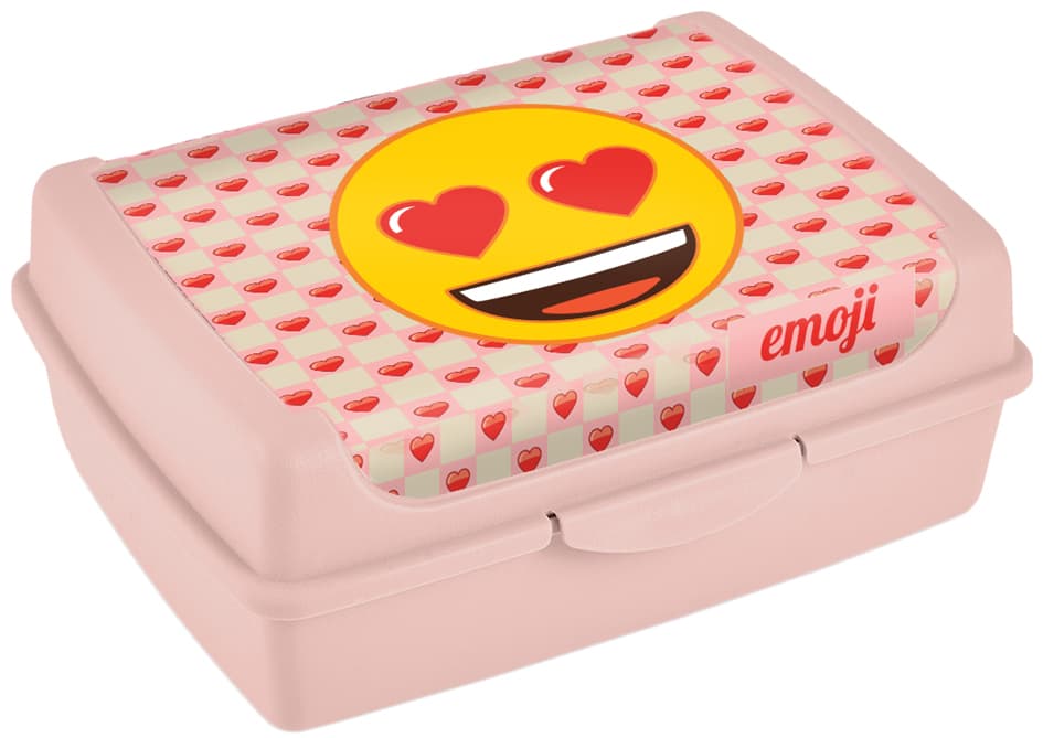 Keeeper Brotdose Carla Midi , Emoji Hearts, , 1,0 L, Rosa