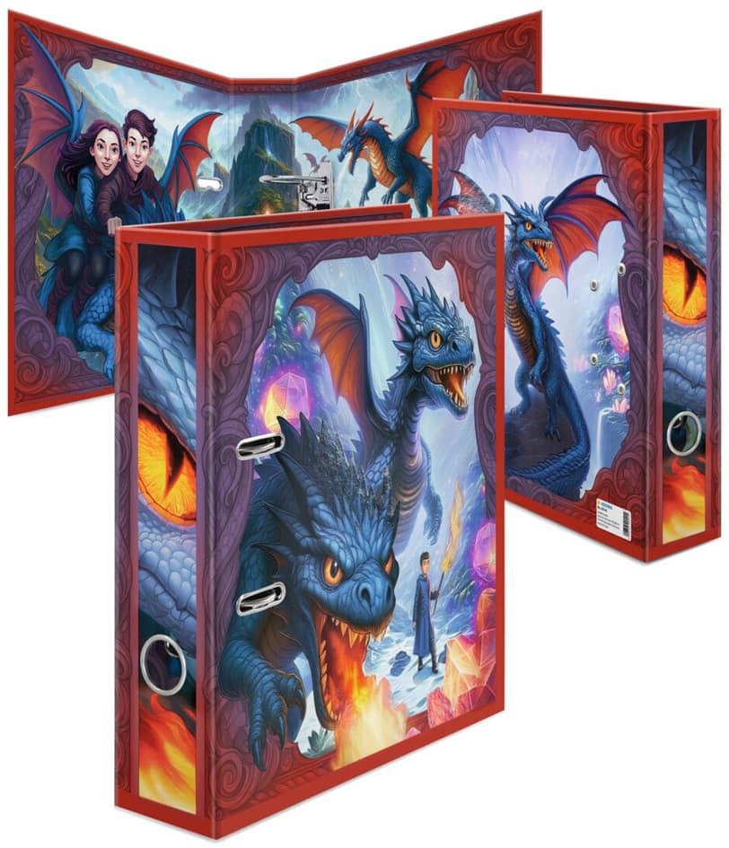 Herma Motivordner , Dragon, , Din A4, Rückenbreite: 70 Mm