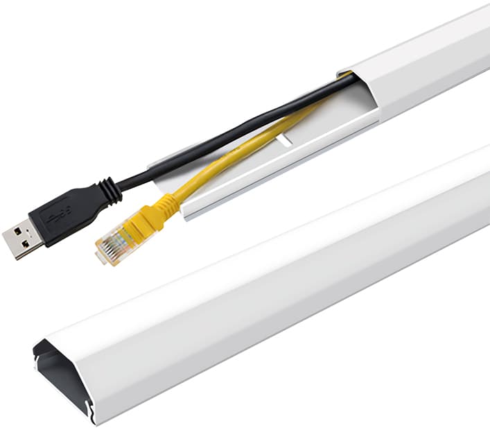 Logilink Kabelkanal, Aus Aluminium, Länge: 1.100 Mm, Weiß