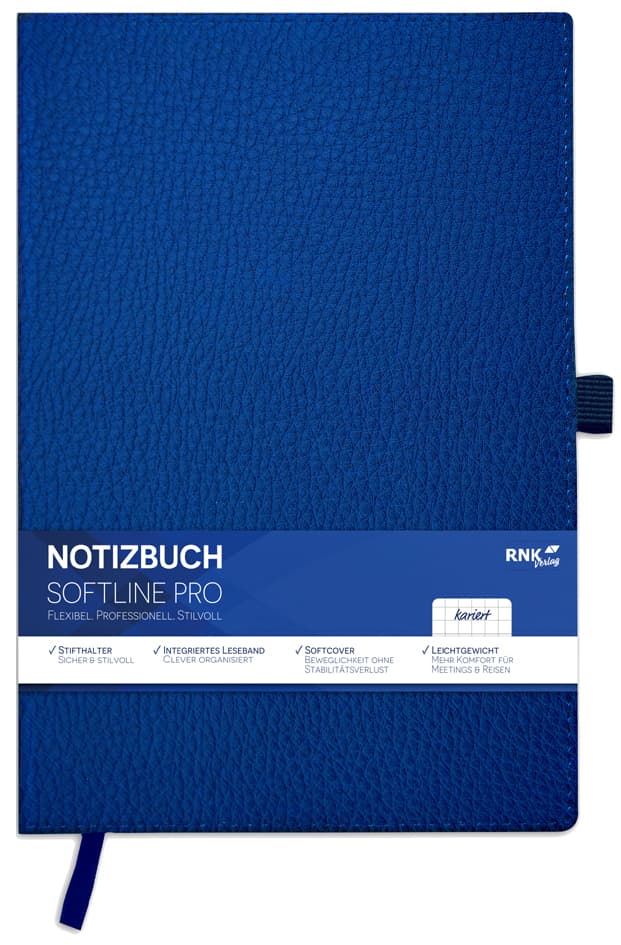 Rnk Verlag Premium Notizbuch , Softline Pro, , Liniert, Din A4