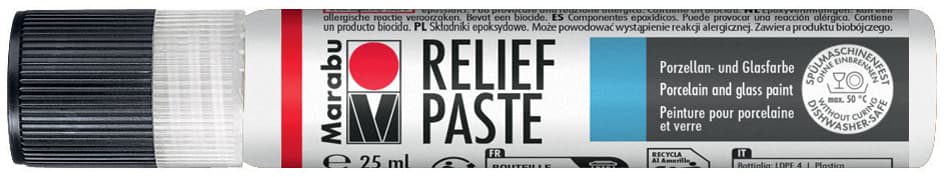 Marabu Reliefpaste, Liner, 25 Ml, 782 Metallic-Silber