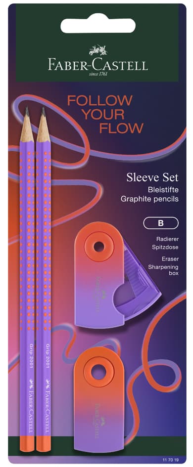 Faber-Castell Schreibset Grip Flow Edition, Punchy Melon