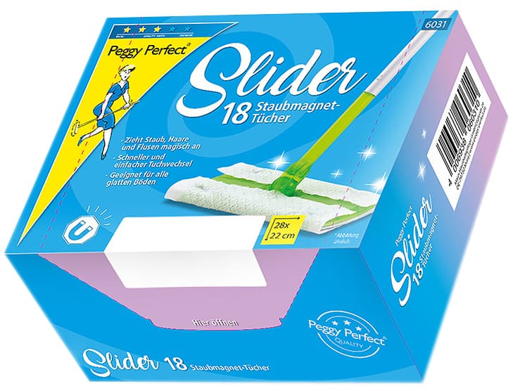 Peggy Perfect Slider Bodenwischtücher, Nachfüllpackung