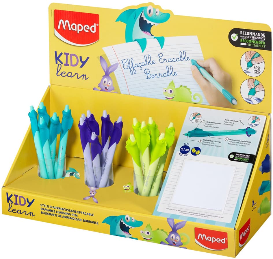 Maped Kidy Learn Magic Schreiblern-Tintenroller,18er Display