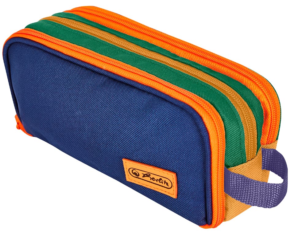 Herlitz Doppel-Schlamper-Etui Neon Uni Colorful