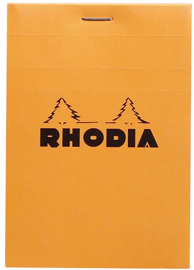 Rhodia Notizblock No. 12, 85 X 120 Mm, Kariert, Schwarz