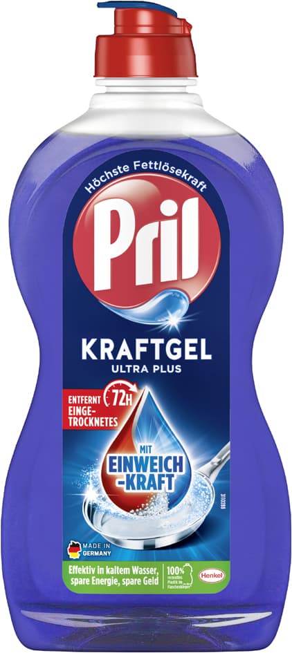 Pril Handspülmittel Kraftgel Ultra Plus, 450 Ml Flasche