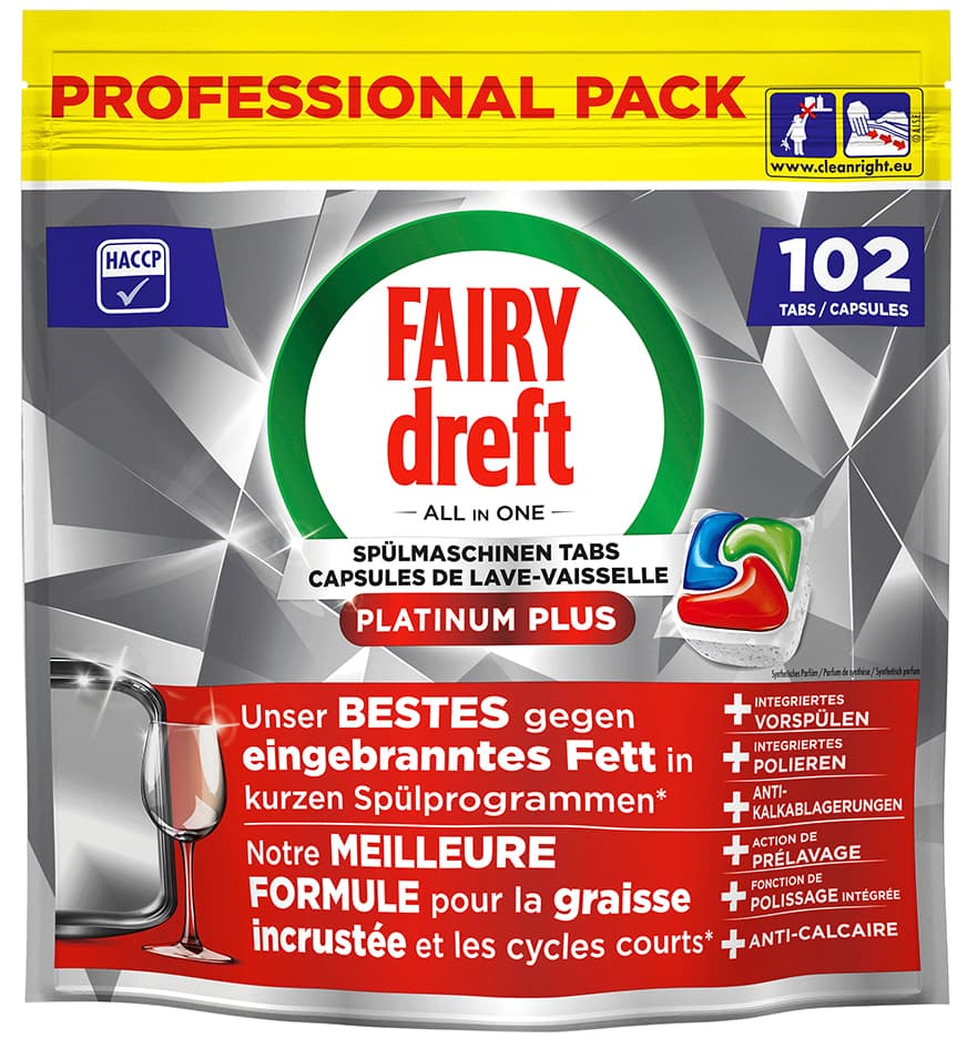 P&G Professional Fairy Spülmaschinentabs Platinum Plus