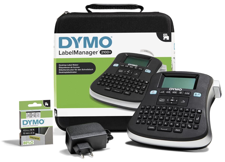 Dymo Tisch-Beschriftungsgerät , Labelmanager 210d+, , Koffer