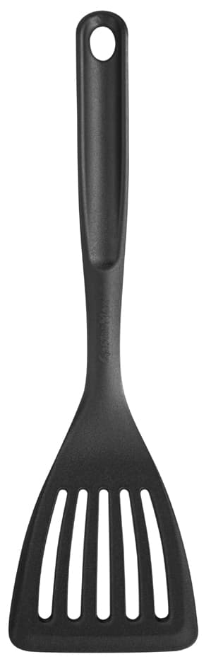 Gastromax Pfannenwender, Geschlitzt, Schwarz