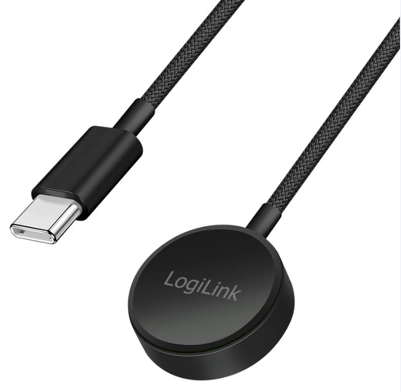Logilink Smartwatch-Induktions-Ladekabel Für Galaxy, Schwarz