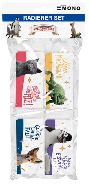 Tombow Kunststoff-Radierer Mono , Die Schule..., , 4er Pack