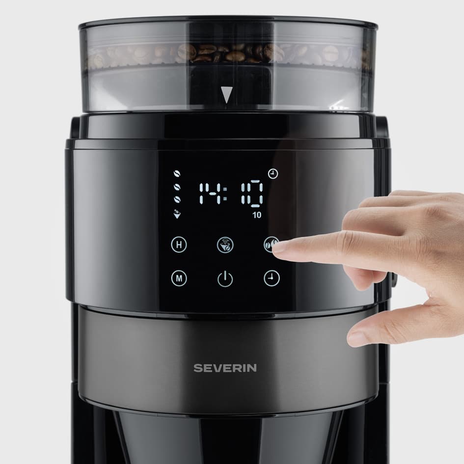 Severin Kaffeemaschine Mit Mahlwerk Ka 4830, Schwarz